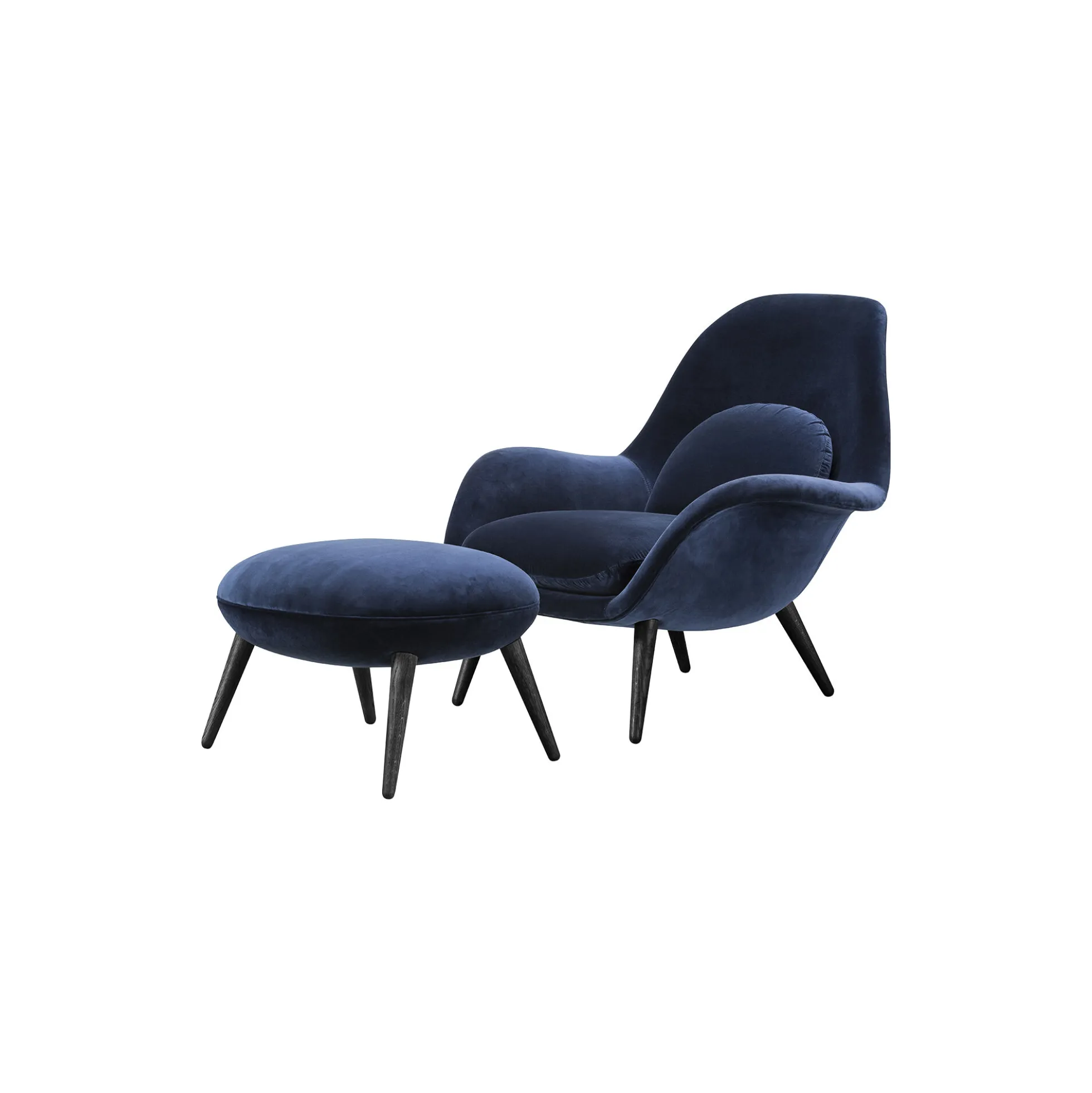 Swoon loungestol og skammel, Harald 792
