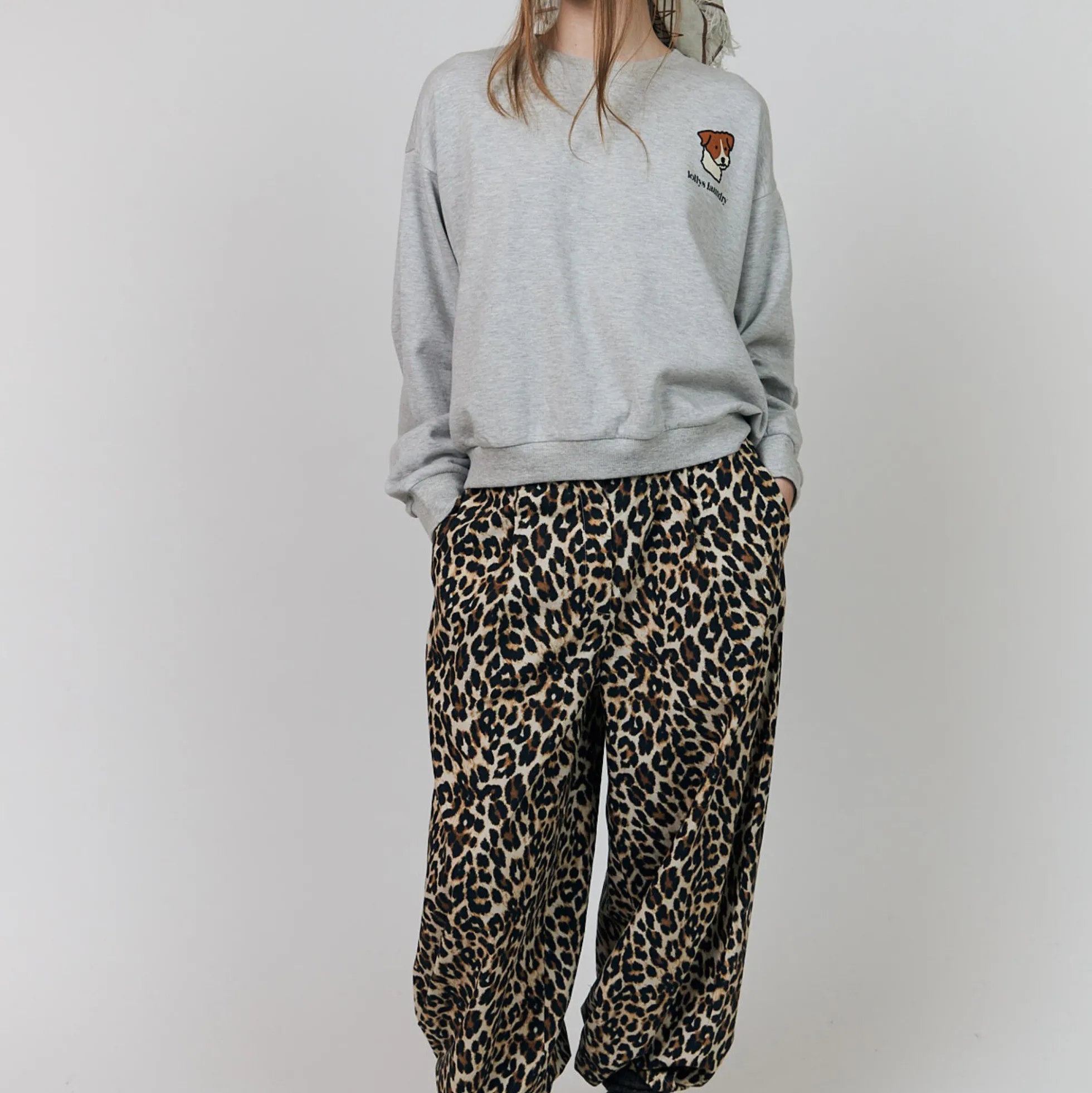SydneyLL Dog Sweatshirt LS, light grey melange