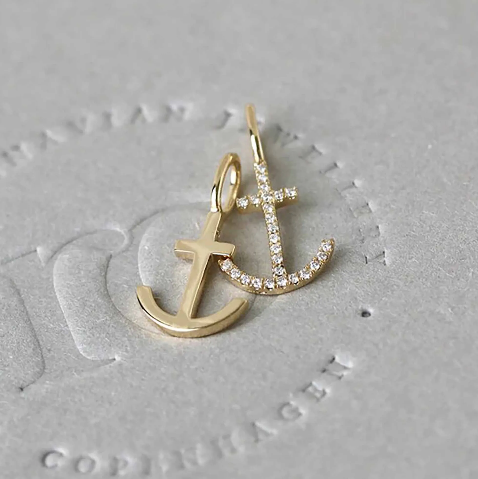 Symbols Håb Diamant vedhæng, guld/diamant