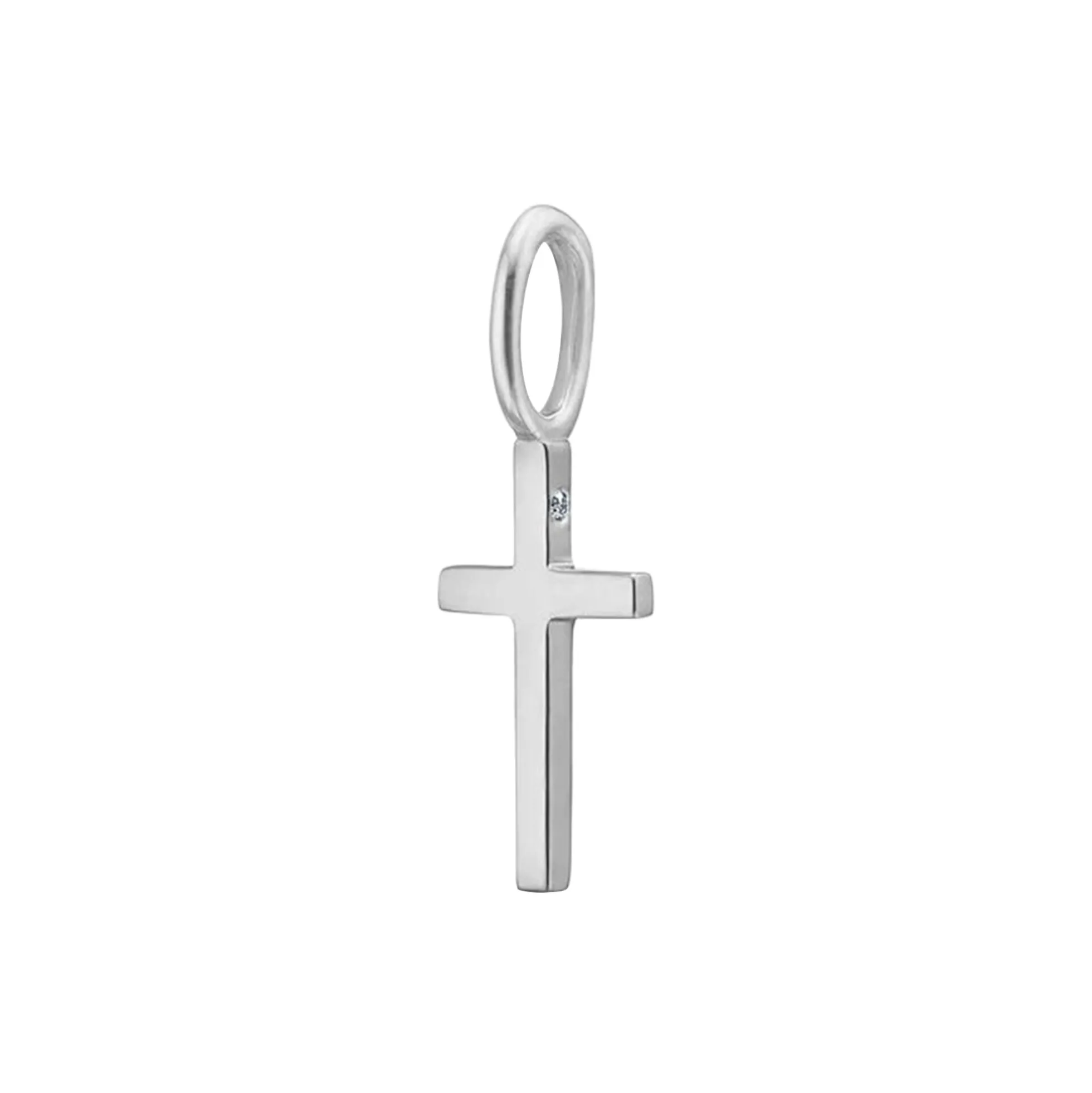 Symbols Kors vedhæng, hvidguld