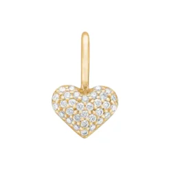 Symbols My Heart Diamant vedhæng, guld/diamant