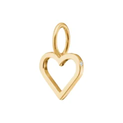 Symbols Open Heart vedhæng, guld