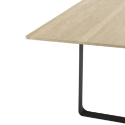 70/70 Table, solid oak/black