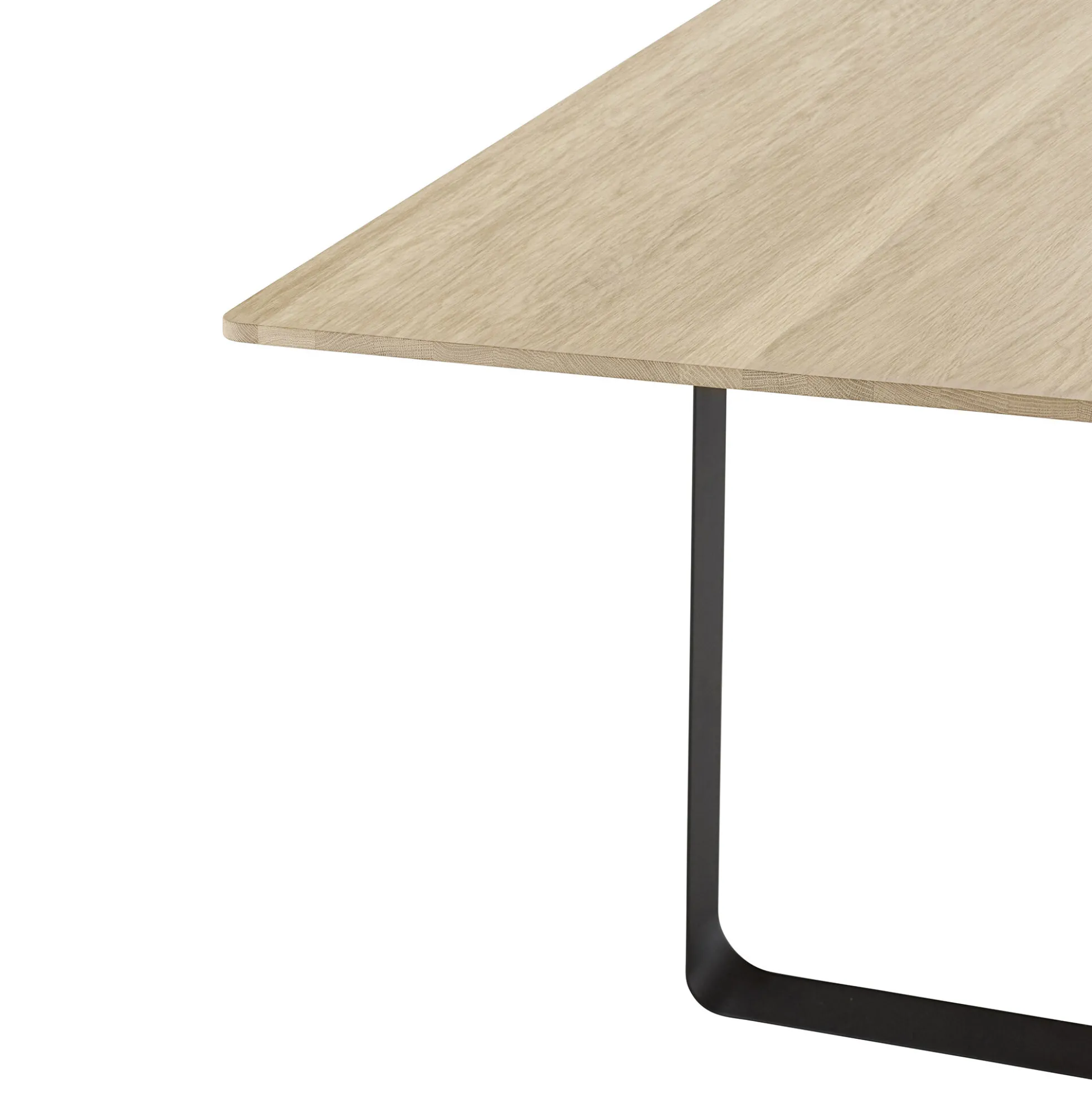 70/70 Table, solid oak/black
