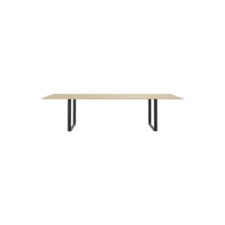 70/70 Table, solid oak/black