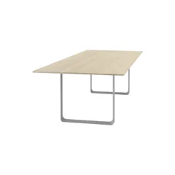 70/70 Table, solid oak/grey