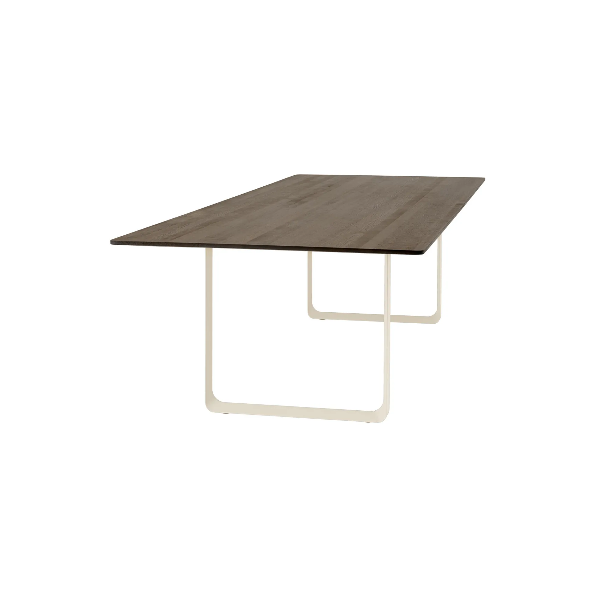 70/70 Table, solid smoked oak/sand