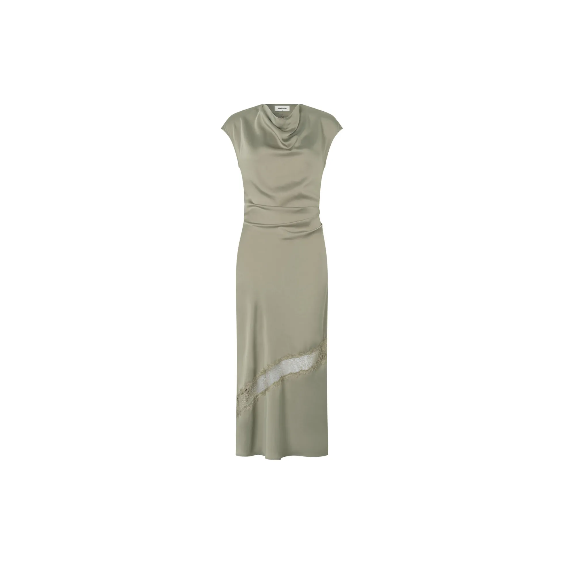 Tailormd lace dress, moss gray