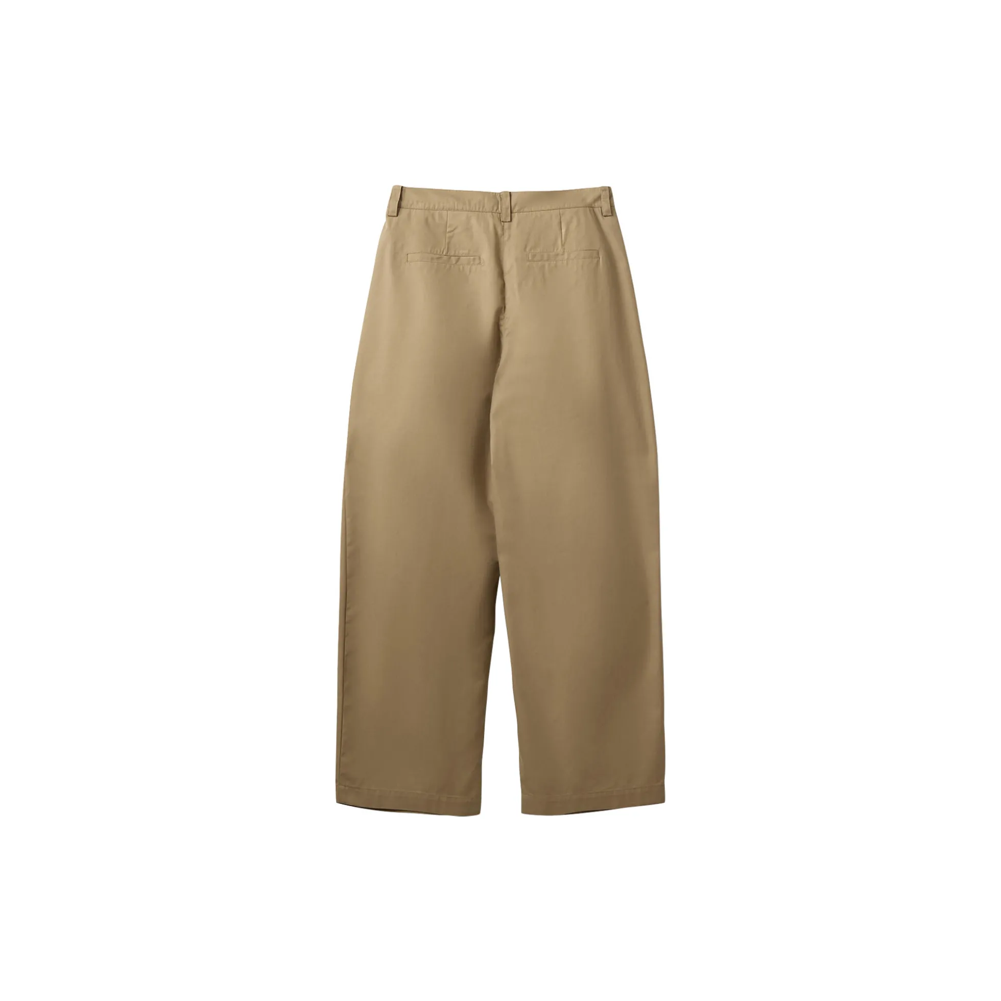 TAMARASW BARREL SHAPED TROUSERS, light brown