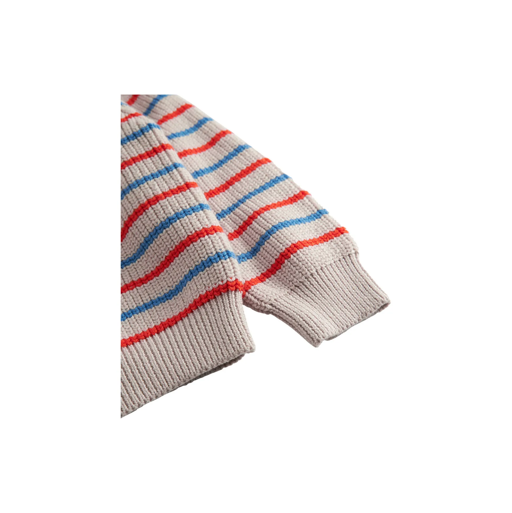 Teno Knitwear, tomato mix stripe