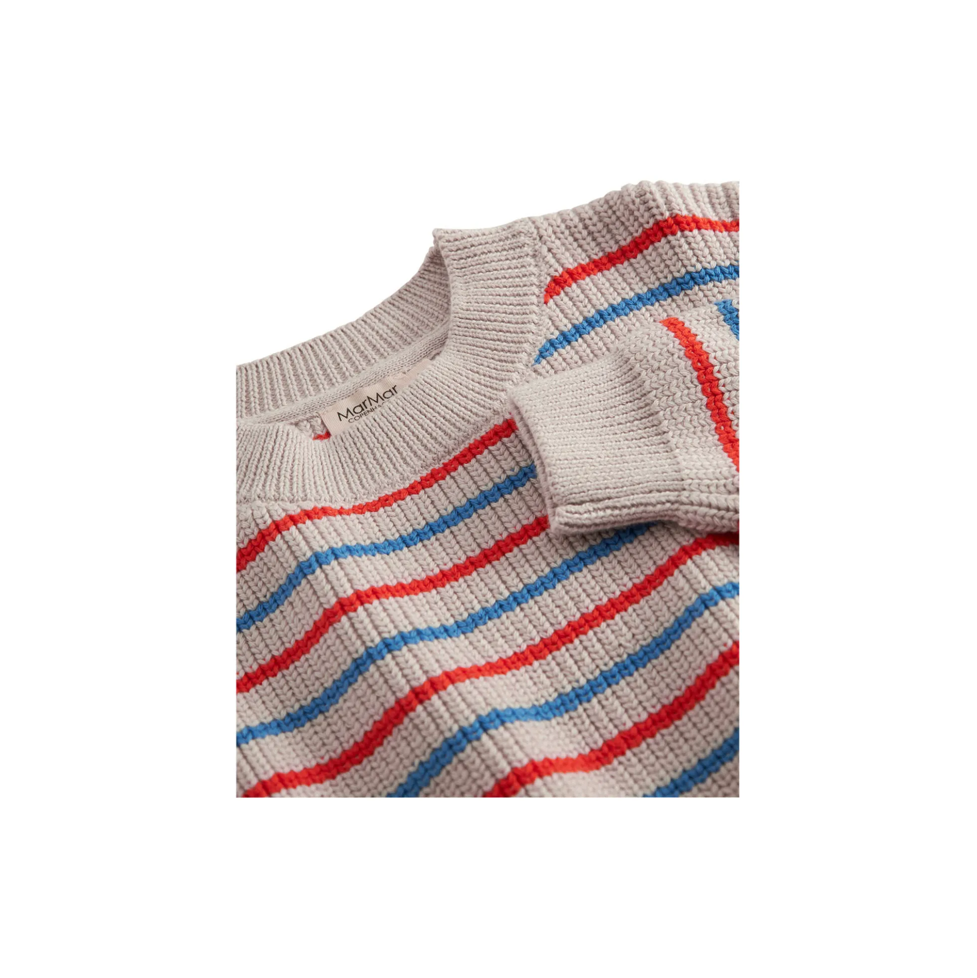 Teno Knitwear, tomato mix stripe