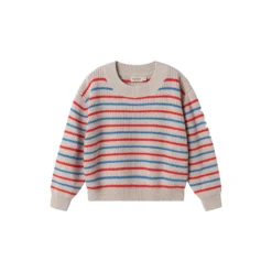 Teno Knitwear, tomato mix stripe