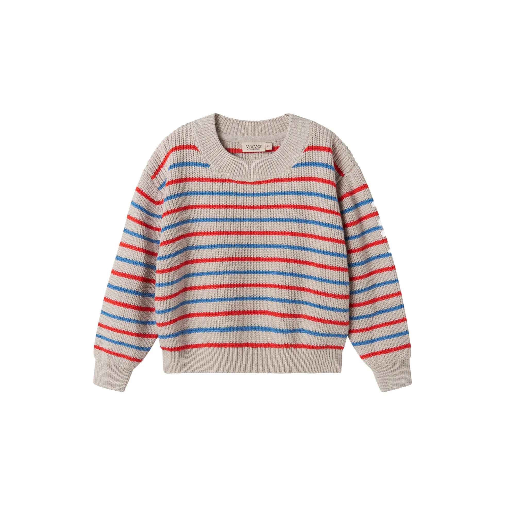 Teno Knitwear, tomato mix stripe