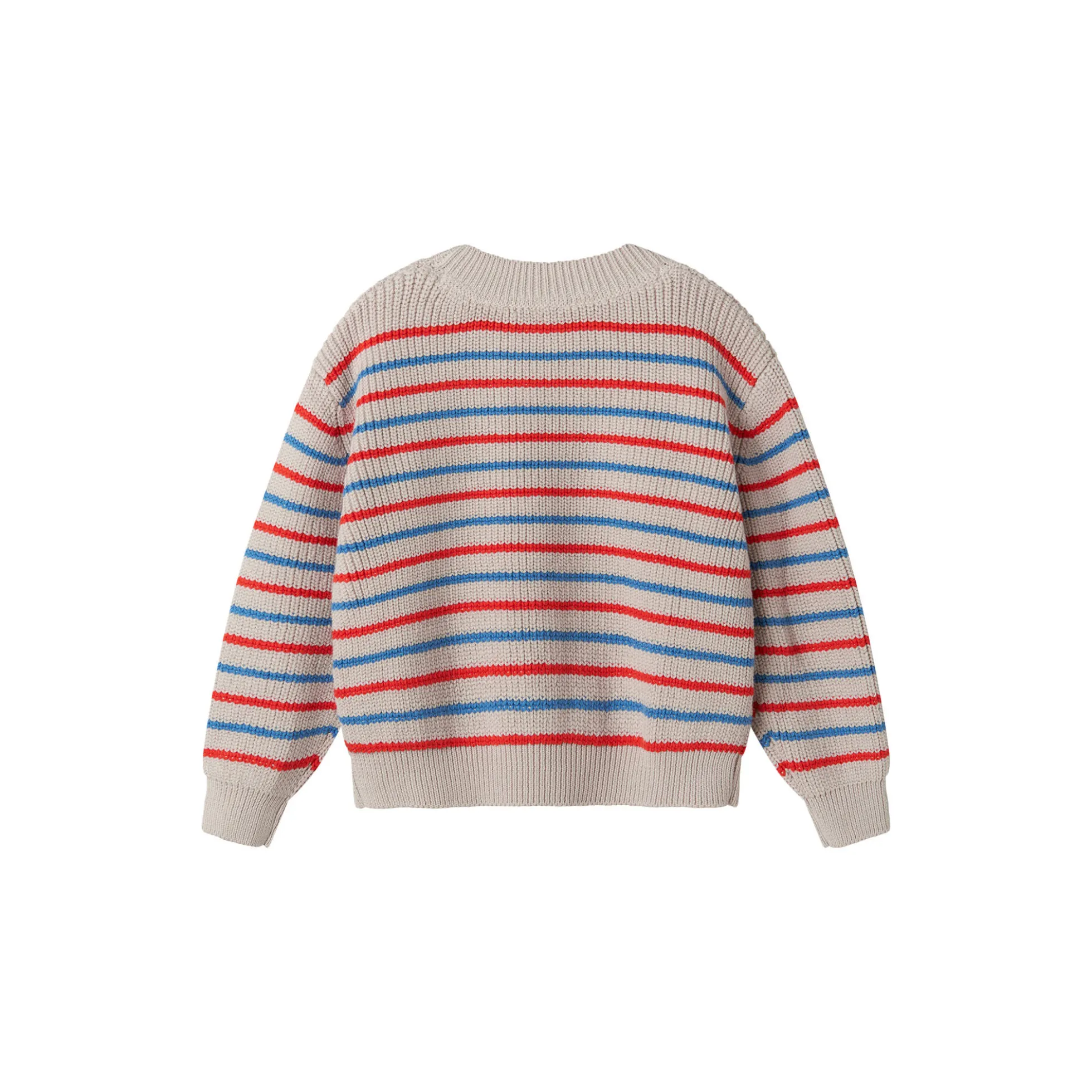 Teno Knitwear, tomato mix stripe