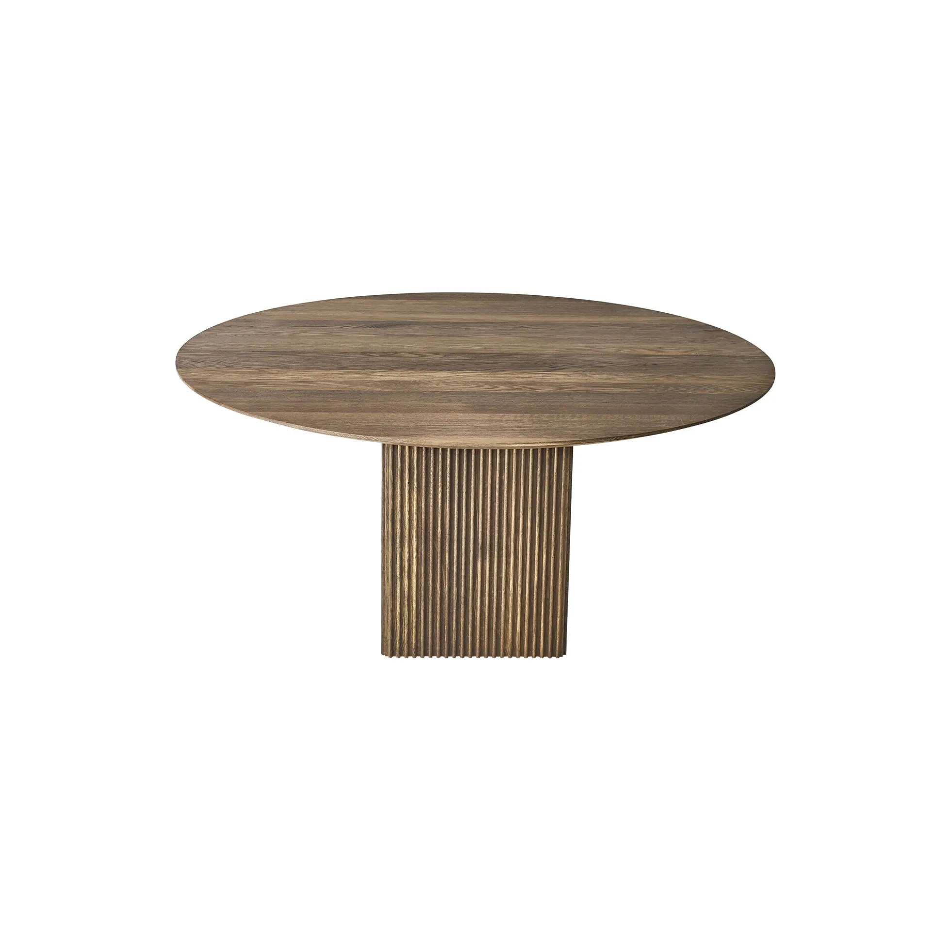 TEN TABLE ROUND, oiled walnut