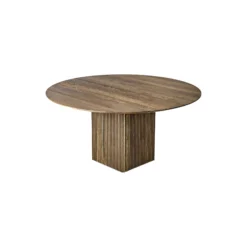 TEN TABLE ROUND, oiled walnut