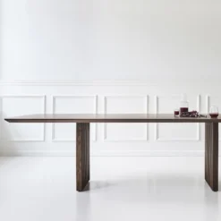 TEN TABLE, smoked oak