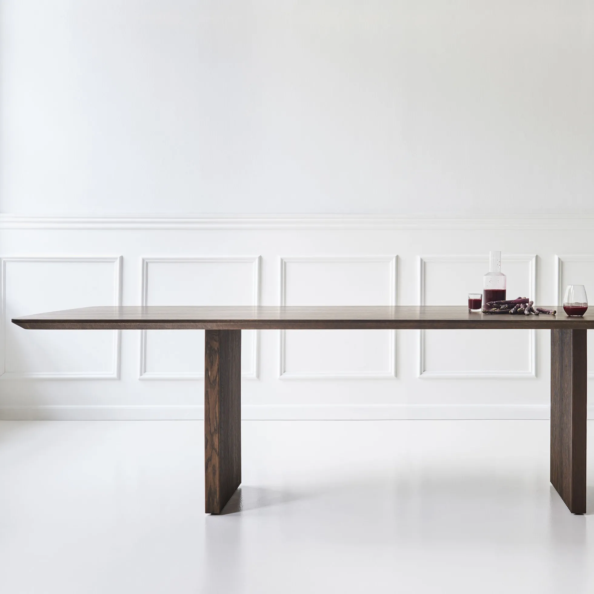 TEN TABLE, smoked oak