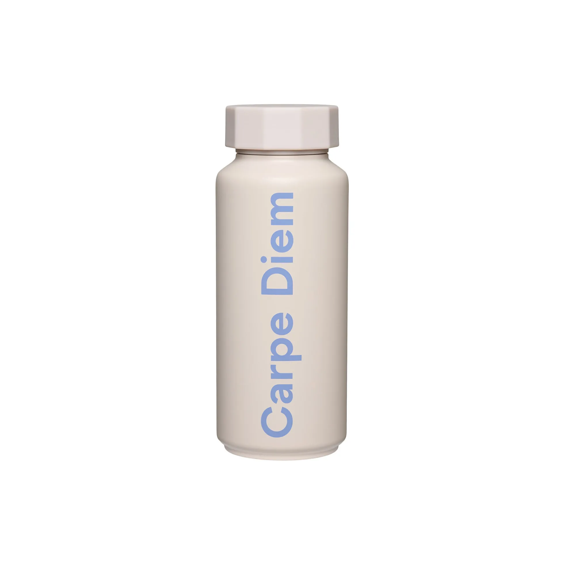 Termoflaske CARPE DIEM, pastel beige