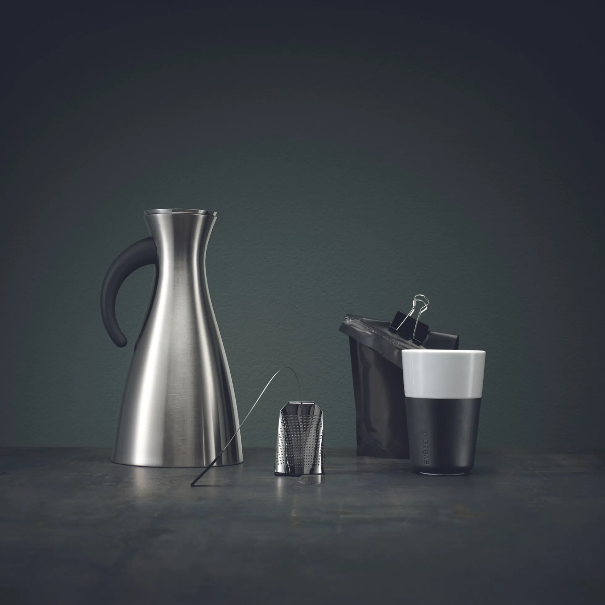 Termokande 1 L, steel
