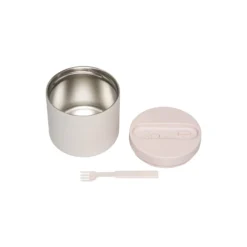 Termo rejsemadkasse, pastel beige