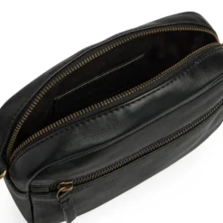 TerraMBG Crossbody Bag Soft Vintage, black w/br. gold