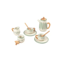 Te-sæt, classic white/sage green