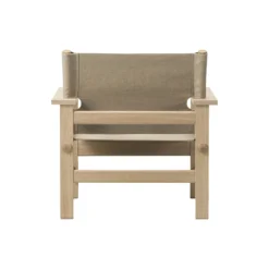The Canvas Chair loungestol, sæbebehandlet eg/kanvas