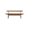 The Mogensen Bench bænk, olieret eg/burnt sienna