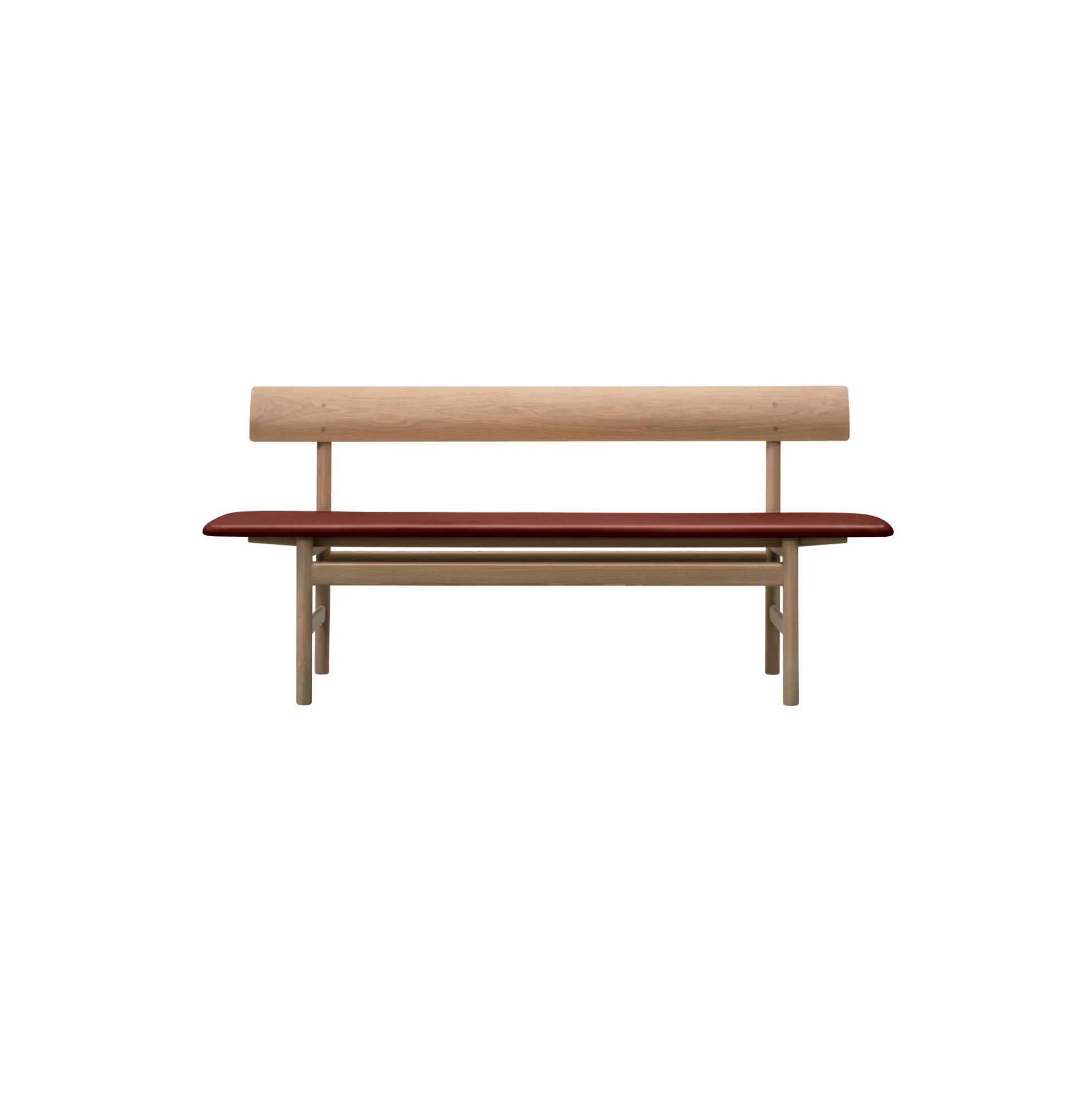 The Mogensen Bench bænk, olieret eg/burnt sienna