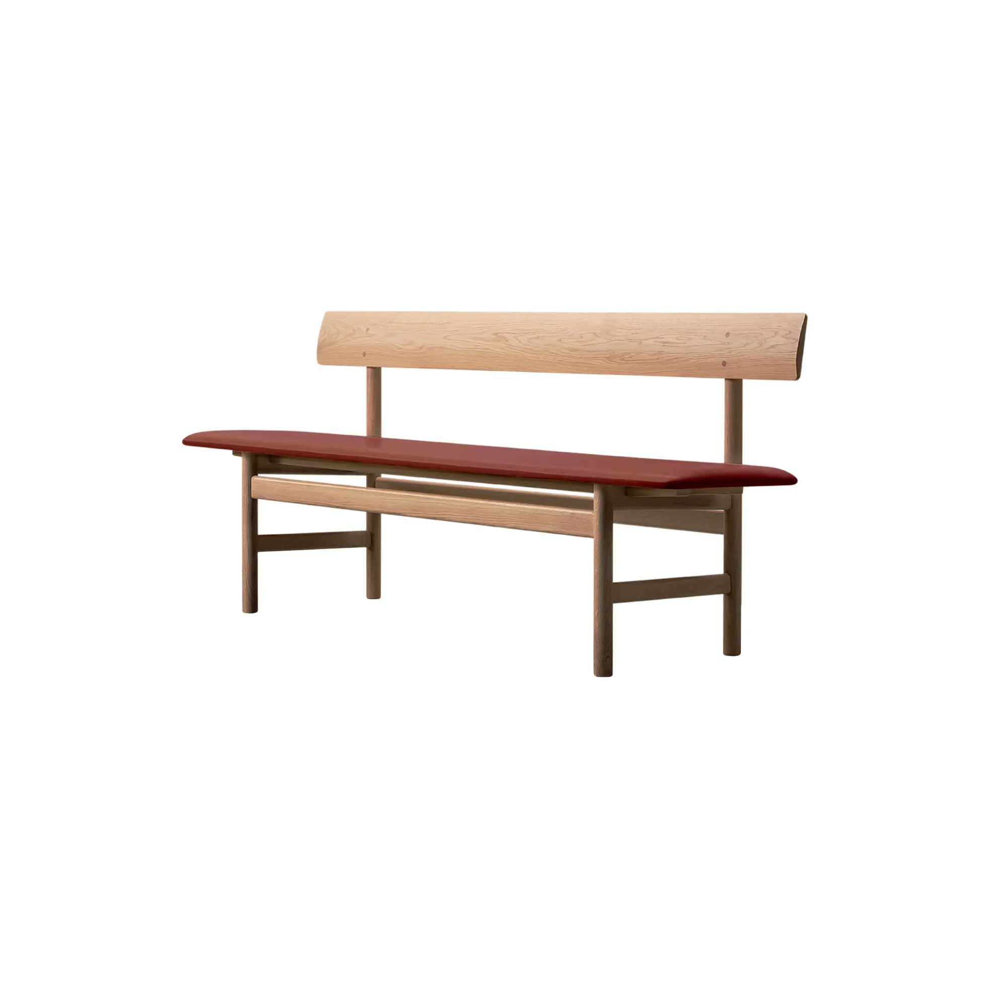 The Mogensen Bench bænk, olieret eg/burnt sienna