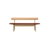 The Mogensen Bench bænk, sæbebehandlet eg/burnt sienna