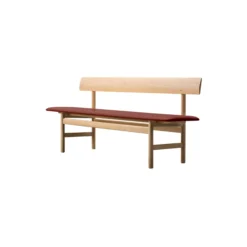 The Mogensen Bench bænk, sæbebehandlet eg/burnt sienna