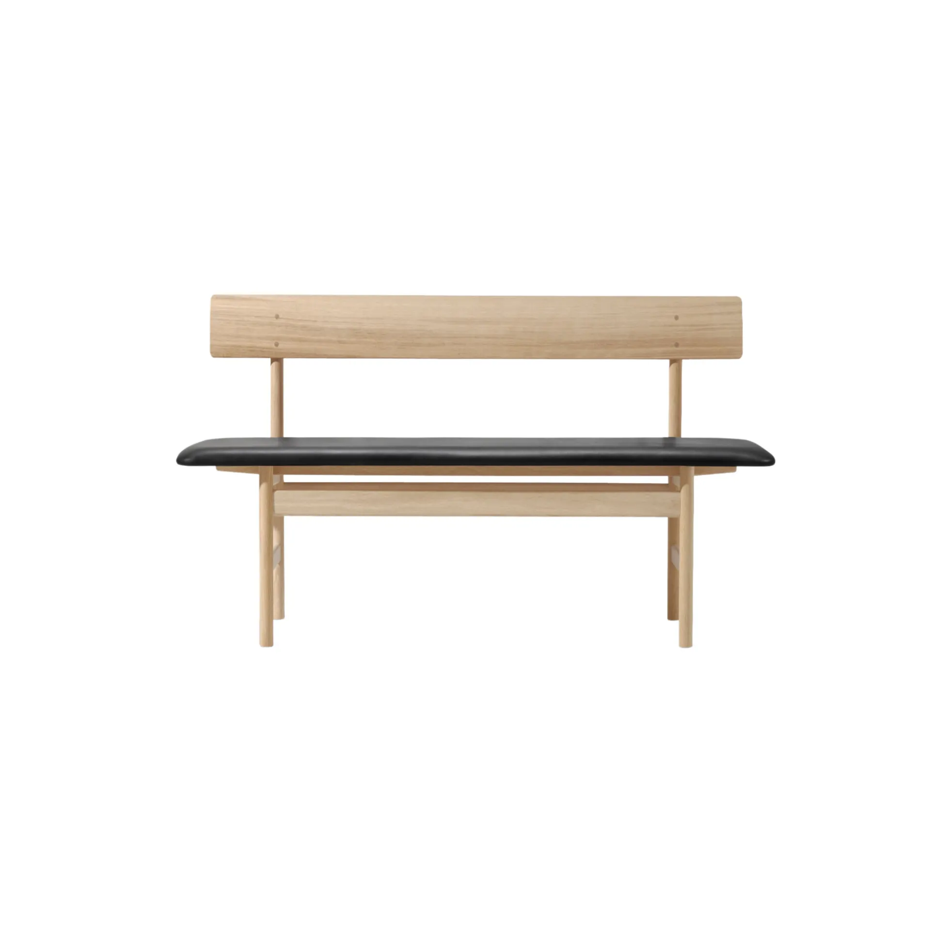 The Mogensen Bench bænk, sæbebehandlet eg/black