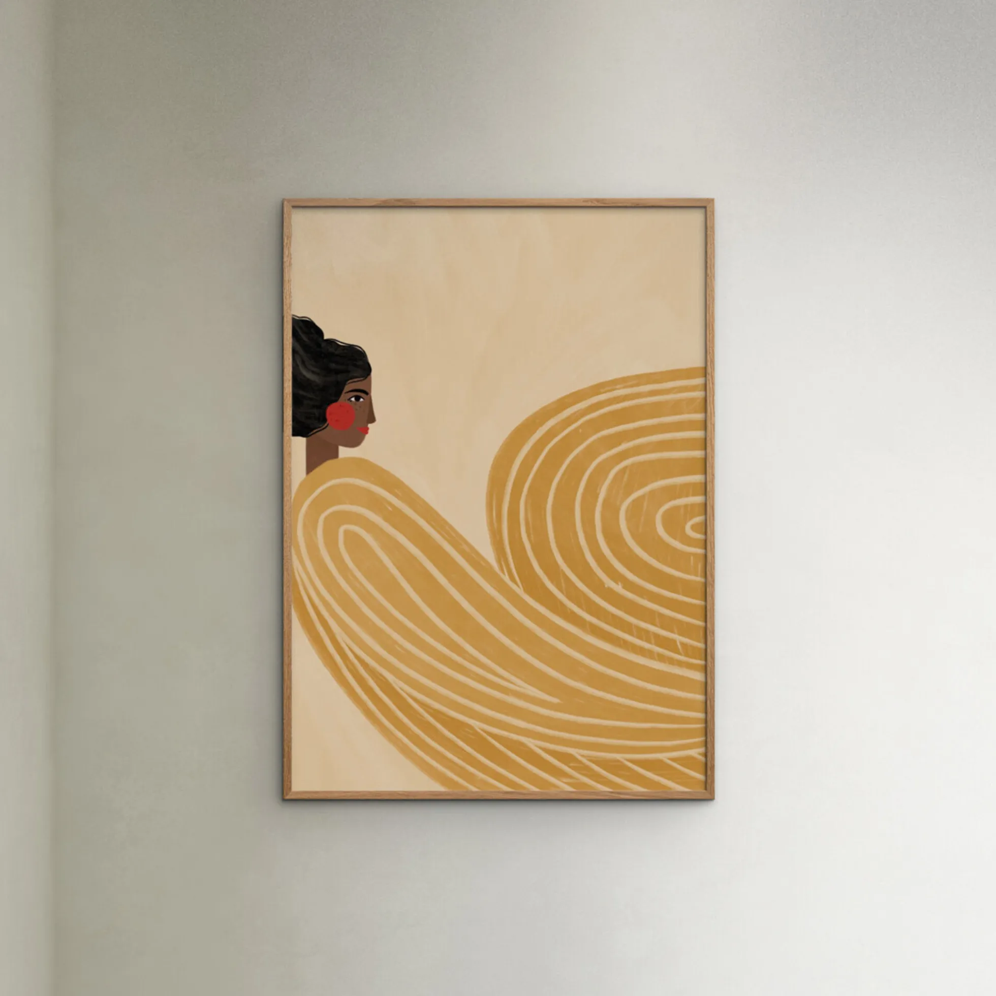 The Woman with the Yellow Stripes
