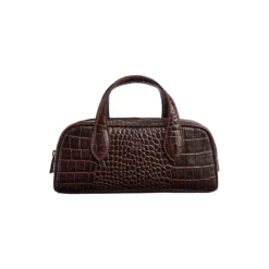 ThoraMBG Bag Croco, espresso brown