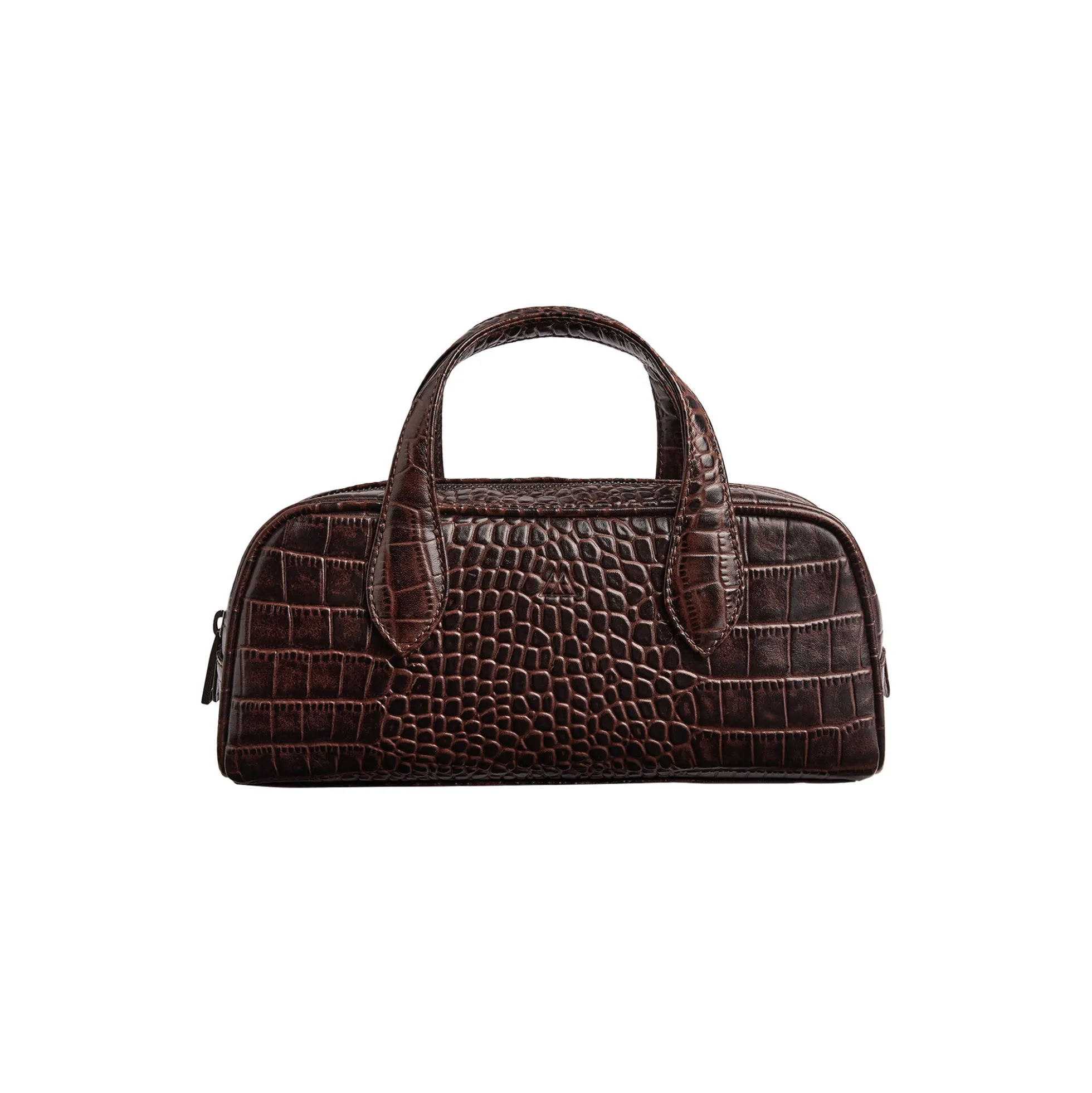 ThoraMBG Bag Croco, espresso brown