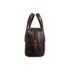 ThoraMBG Bag Croco, espresso brown