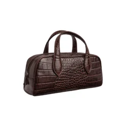ThoraMBG Bag Croco, espresso brown
