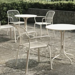 Thorvald SC95 Outdoor Armchair, ivory