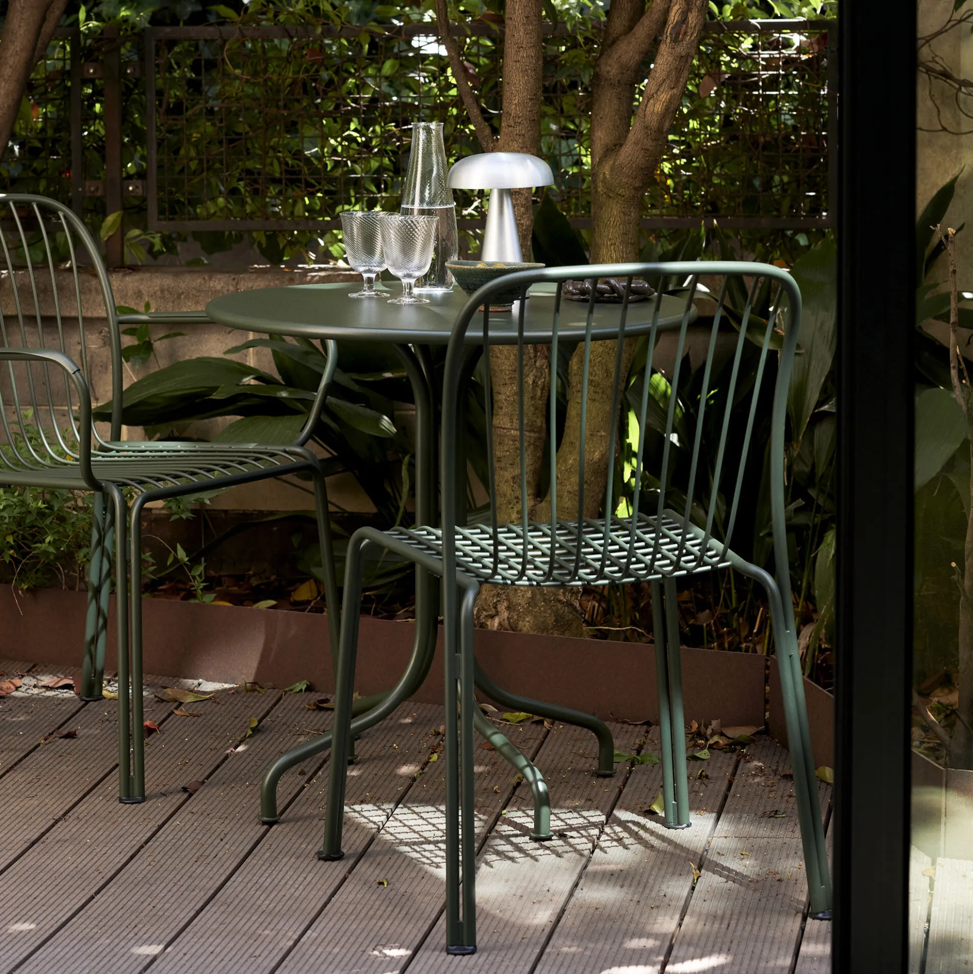 Thorvald SC95 Outdoor Armchair, bronze green