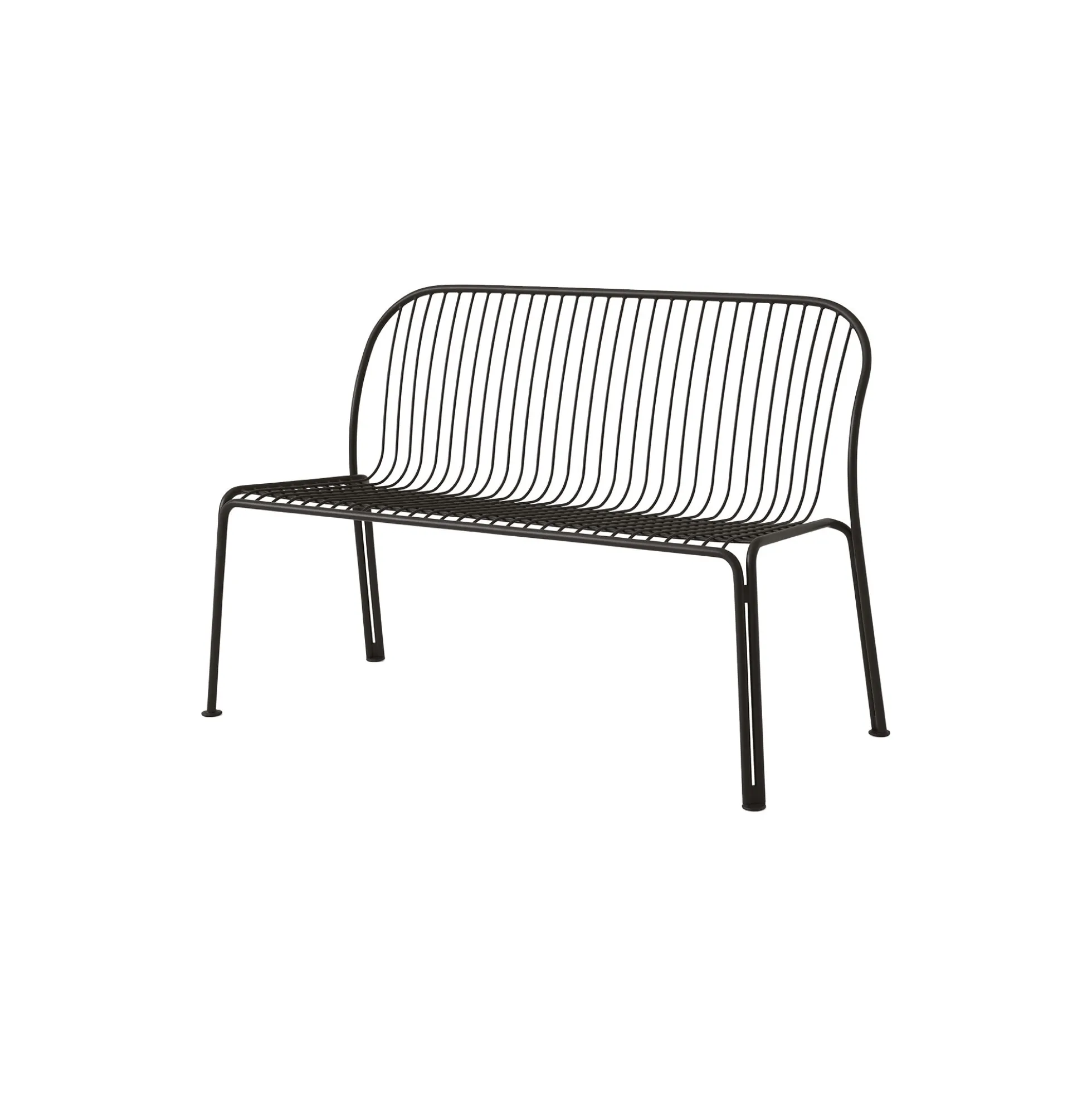 Thorvald SC111 Outdoor Dining Bench, warm black