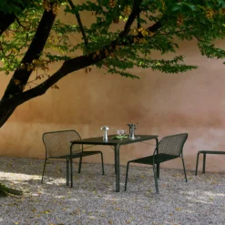 Thorvald SC113 Outdoor Dining Table, bronze green