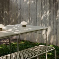Thorvald SC113 Outdoor Dining Table, ivory