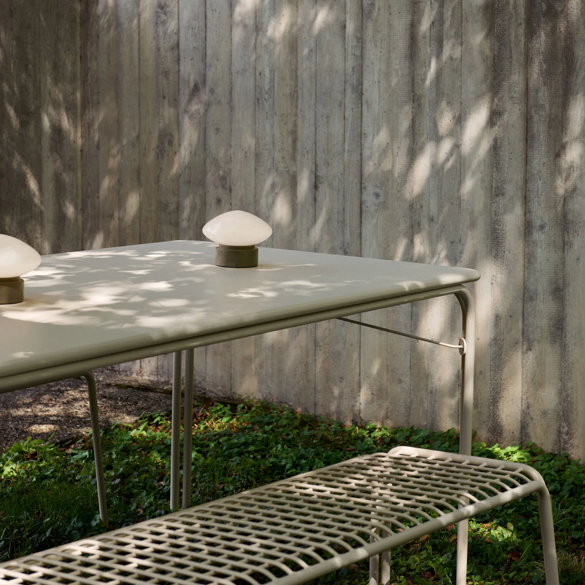Thorvald SC113 Outdoor Dining Table, ivory