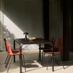 Thorvald SC113 Outdoor Dining Table, warm black