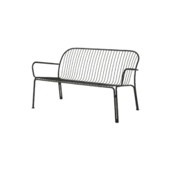 Thorvald SC110 Outdoor Lounge Sofa, warm black
