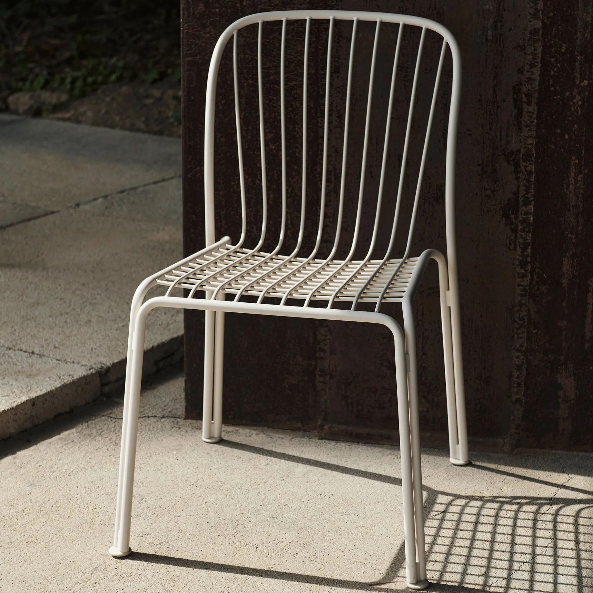 Thorvald SC94 Outdoor Side Chair, ivory