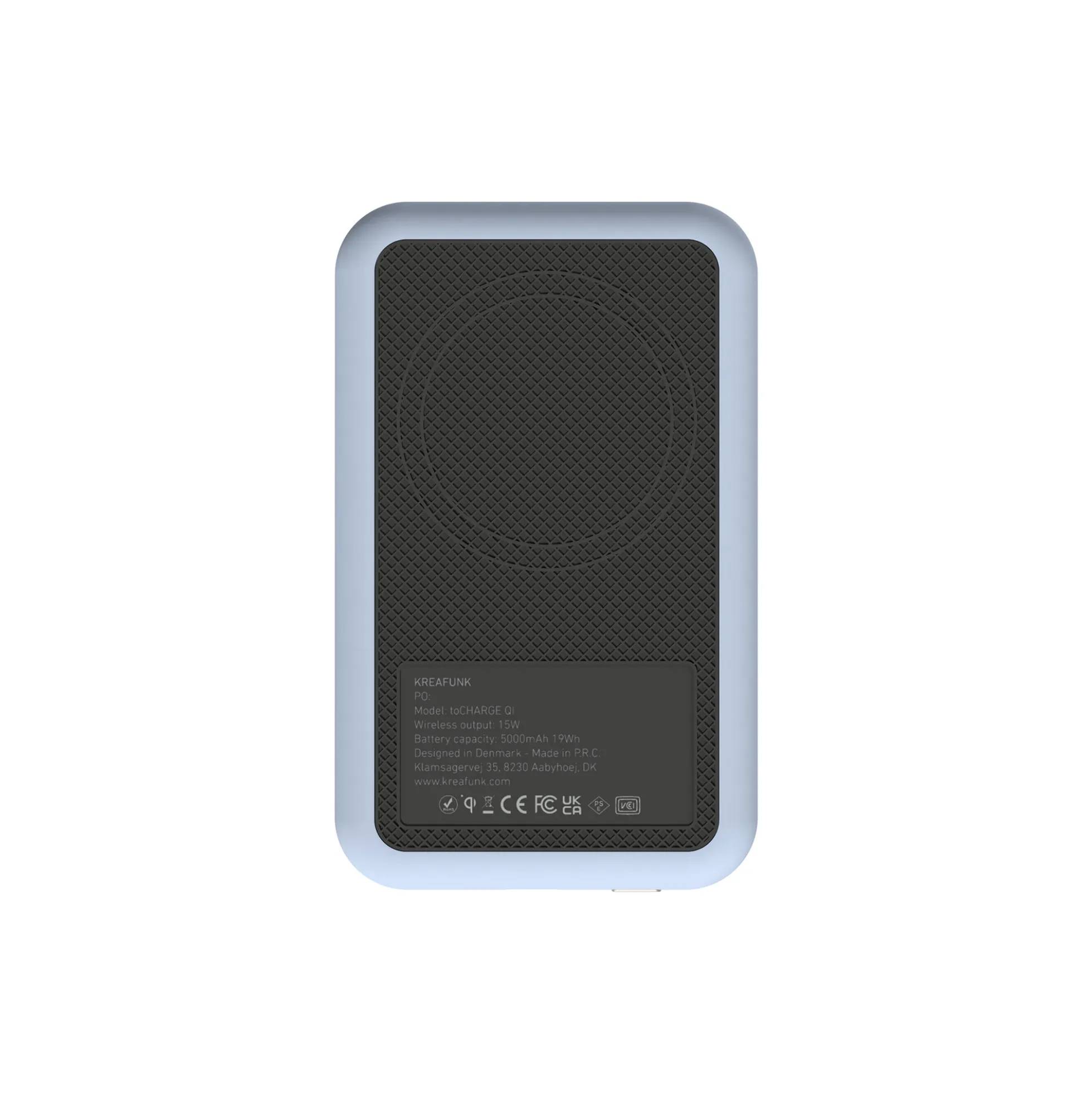 toCHARGE Qi trådløs powerbank