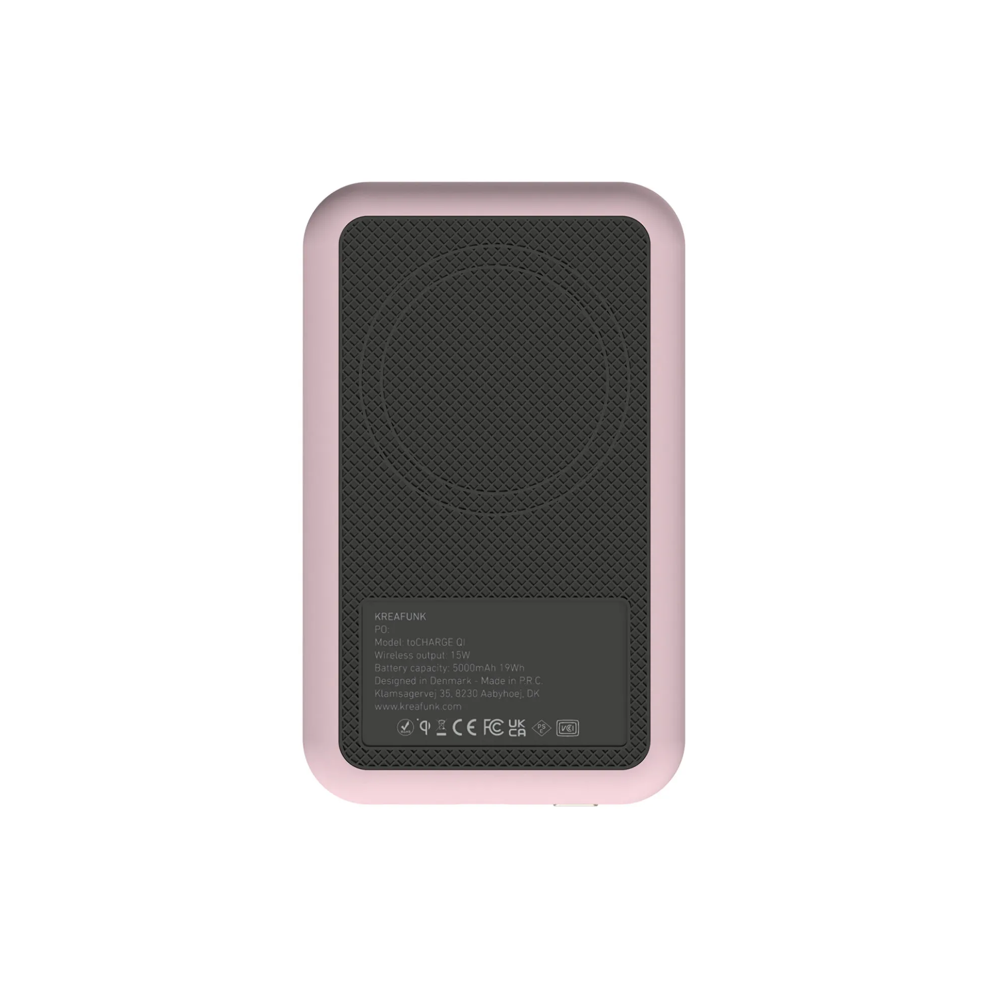 toCHARGE Qi trådløs powerbank
